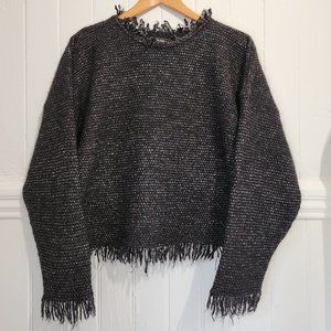 Isabel Marant Black Mock Neck Sweater